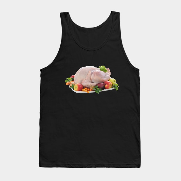 chicken dinner Tank Top by MarkoShirt